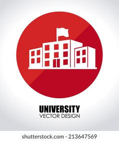 Education design over white background, vector illustration