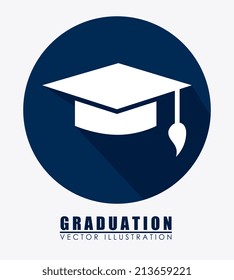 Education design over white background, vector illustration