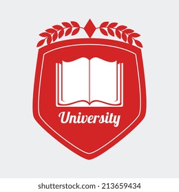 Education design over white background, vector illustration