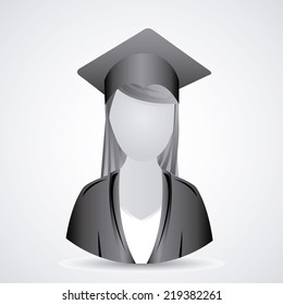 Education design over white background, vector illustration