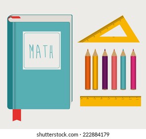 Education design over white background, vector illustration