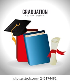 Education design over white background, vector illustration.