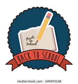Education design over white background, vector illustration