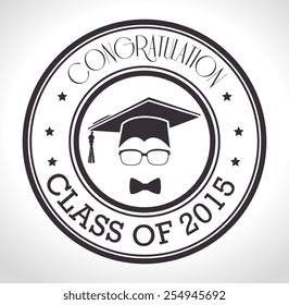 Education design over white background, vector illustration.