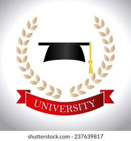Education design over white background,vector illustration.