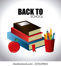 Education design over white background,vector illustration.
