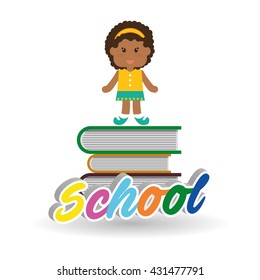 Education design. school icon. isolated illustration , vector