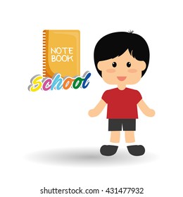 Education design. school icon. isolated illustration , vector
