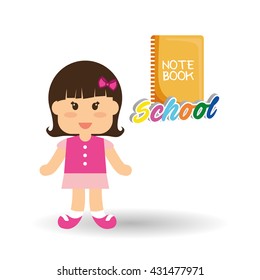 Education design. school icon. isolated illustration , vector
