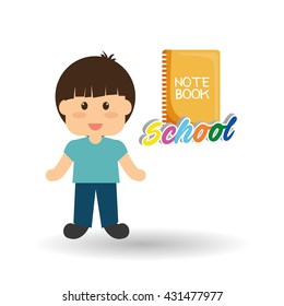 Education design. school icon. isolated illustration , vector