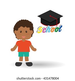 Education design. school icon. isolated illustration , vector