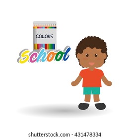Education design. school icon. isolated illustration , vector