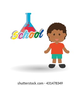Education design. school icon. isolated illustration , vector