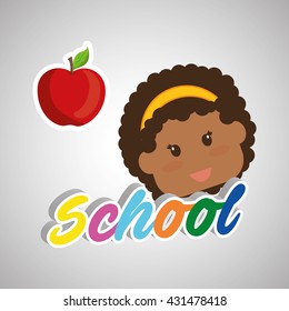 Education design. school icon. isolated illustration , vector