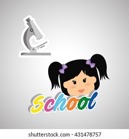 Education design. school icon. isolated illustration , vector