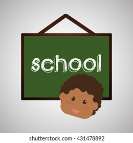Education design. school icon. isolated illustration , vector