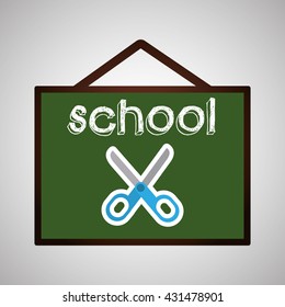 Education design. school icon. isolated illustration , vector