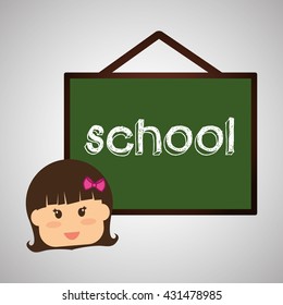 Education design. school icon. isolated illustration , vector
