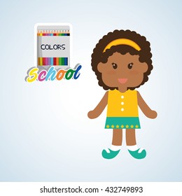 Education design. school icon. isolated illustration , vector