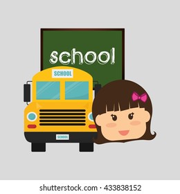 Education design. school icon. isolated illustration , vector