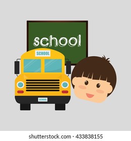 Education design. school icon. isolated illustration , vector