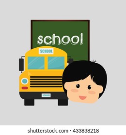 Education design. school icon. isolated illustration , vector