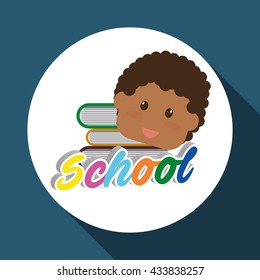 Education design. school icon. isolated illustration , vector