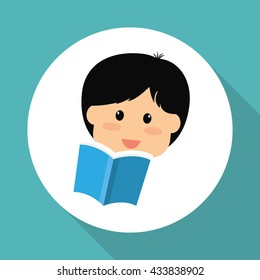 Education design. school icon. isolated illustration , vector