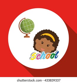 Education design. school icon. isolated illustration , vector