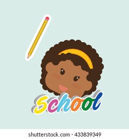 Education design. school icon. isolated illustration , vector
