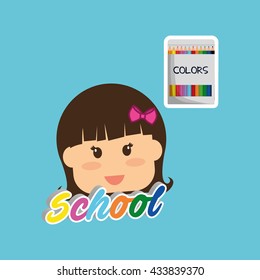 Education design. school icon. isolated illustration , vector