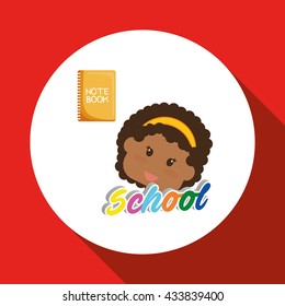 Education design. school icon. isolated illustration , vector
