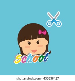 Education design. school icon. isolated illustration , vector
