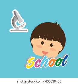 Education design. school icon. isolated illustration , vector
