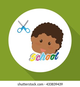 Education design. school icon. isolated illustration , vector