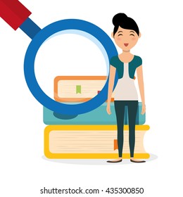 Education design. University icon. Colorfull and isolated illust