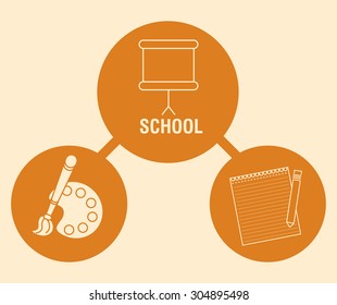 Education digital design, vector illustration 10 eps graphic