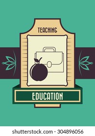 Education digital design, vector illustration 10 eps graphic