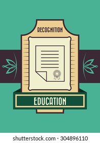 Education digital design, vector illustration 10 eps graphic