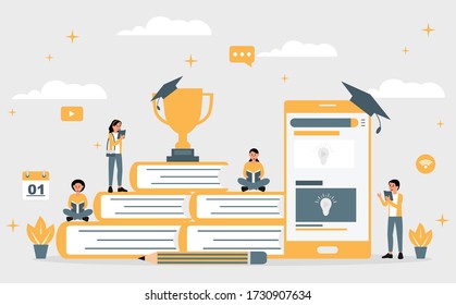 Education distance, online and academic school