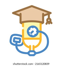 education diving school color icon vector. education diving school sign. isolated symbol illustration