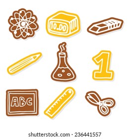 Education Doodle Icons vector Pack
