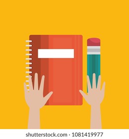 education easy learning set icons