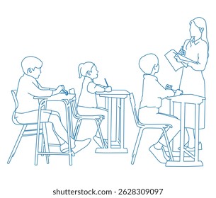 Education, elementary education, elementary school student, teacher, child, study