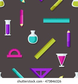 Education equipment vector background