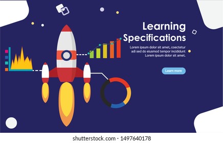 education flat design easy to use vector