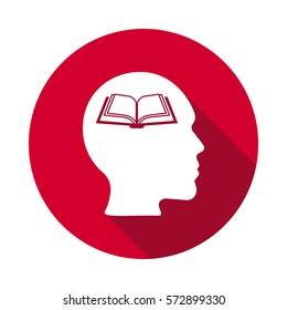 Education flat flat icon