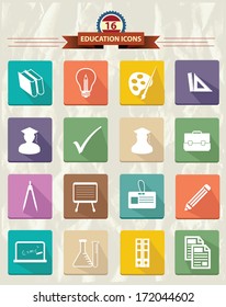 Education Flat icons,vector