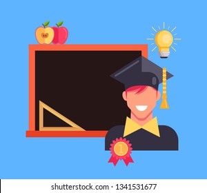 Education flat isolated icon illustration graphic design