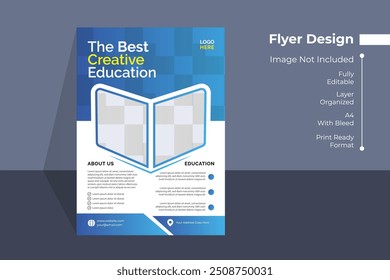 Education Flyer Design, Admission flyer template, Course Poster Template.